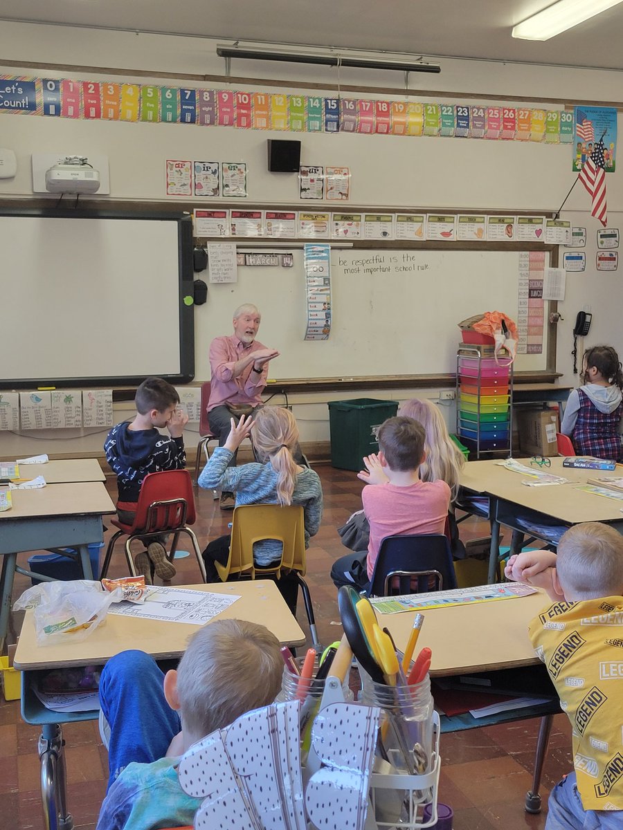 Dr. Montminy has the students hanging on his every word. ❤🧡💛💚💙💜