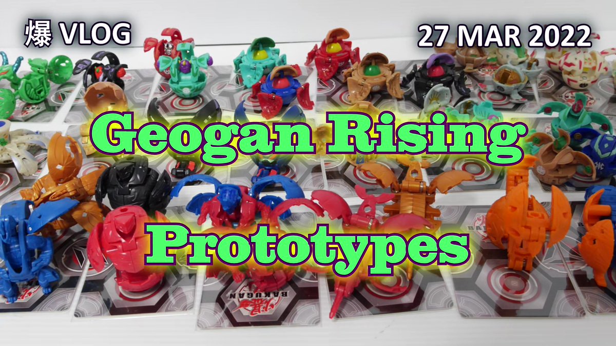 GameOverETTM's tweet photo. In this vlog, there are a couple of B1 Bakugan, as well as Geogan Rising Prototypes!
Also had my first look at the Bakugan Evolutions Neo Dragonoid (Core) Prototype.
#bakugan #爆丸 #battlebrawlers #geoganrising #vlog
https://t.co/6uCPNjzIuK https://t.co/s6i3Qybu7m