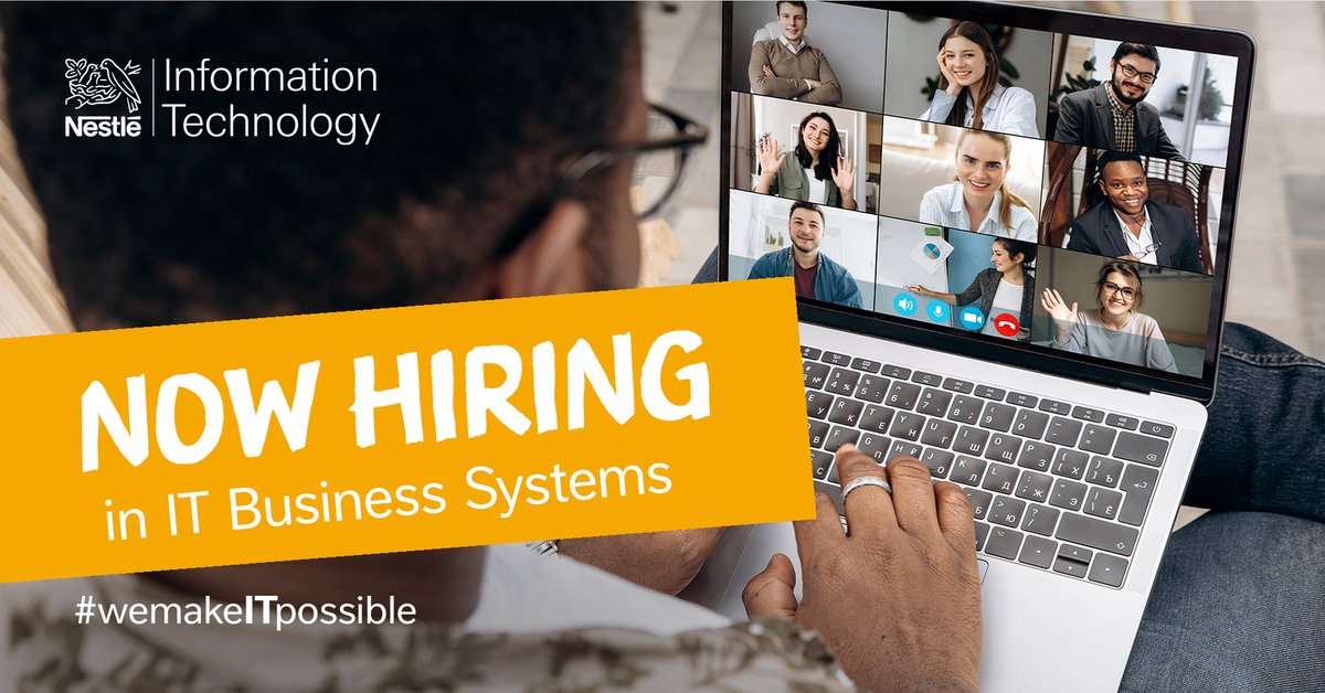 As part of our Business Systems Team, you’ll deliver value to the business and consumers with an understanding of both opportunities and challenges and use your expertise to improve processes and products at Nestlé. #WeMakeITPossible #NowHiring 
bit.ly/3KQ2zPW