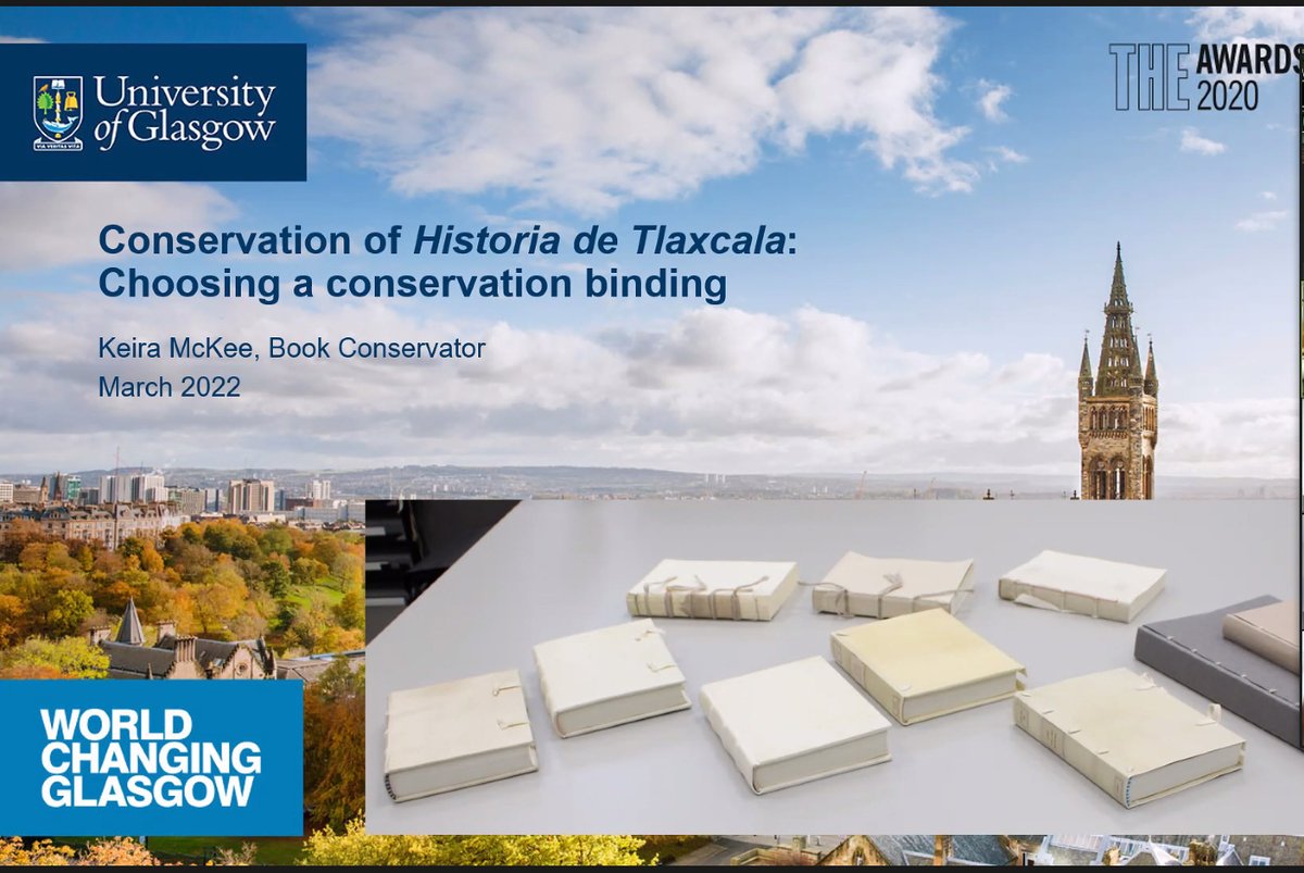 MsHunter242's tweet photo. OOOhh - our @keiramckee did a lovely presentation on ME this morning for @UofGlasgowASC staff so they can understand me and my new coat better (rejected models on the #ConservationStudio catwalk!) #BookBinding https://t.co/p2cHYyWJqa