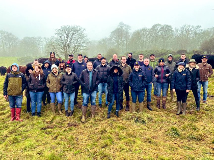 It’s great to be out on farm, with a (nearly) whole team inspiration field trip to one of our most progressive farms <a href="/FAIfarms/">FAI</a> #agritech #farm365 #lowcarbonlivestock