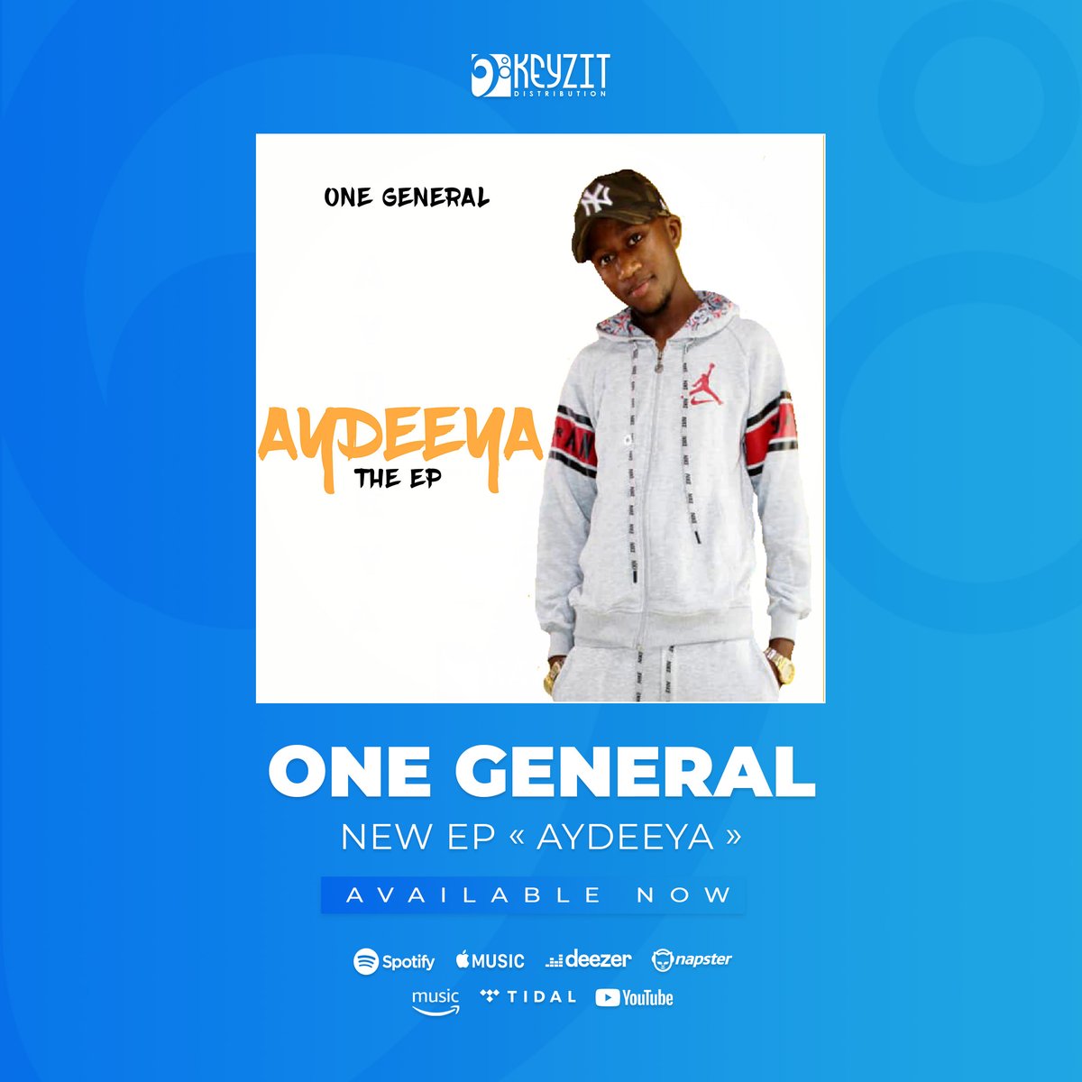 KeyzitGambia's tweet photo. The Ep "Aydeeya" by One General from the label @MatkizWorldwide is now available on your favorite store.

https://t.co/pWqZl7NzMV

#KeyzitDistribution #KeyzitGambia #KeyzitAfrica #Keyzit #KeyzitTheAfricanMajor https://t.co/8WOfOOOZkH