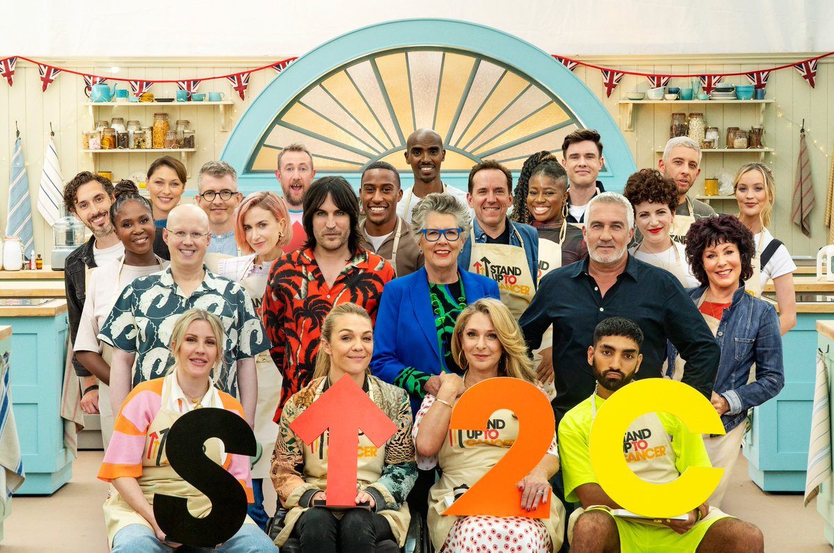 SU2CUK's tweet photo. 🔴 On your marks…
🟠 Get set…
🟢 BAKE!
The Great Celebrity Bake Off for #StandUpToCancer is back! Tune in to @Channel4 on Tuesday 22 March at 8pm! #GBBO https://t.co/4HUnzBtzha