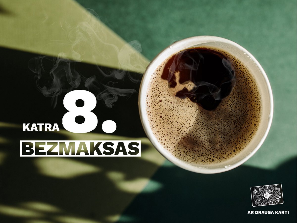 Ja Tavs birojs 🧮 vai darba vieta ir pavisam netālu no mums, tad zini - Latvijā grauzdētu kafiju no <a href="/andritocoffee/">Andris Petkevics</a> vari baudīt pie mums uz vietas.✅☕️

Katra 8. kafija ar mūsu Drauga karti ir BEZMAKSAS!🎉

#coffeebreak #andritocoffee #andritokafija #pica #studiopizza #cesis