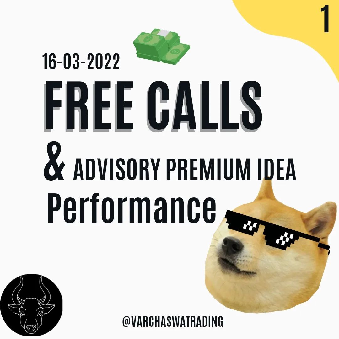 VarchaswaTrade's tweet photo. 16-03-2022 Advisory trade &amp; Free call performance
💸 DM for Mentorship details 
#stockmarket #trading #crypto #sensex #nse #smc #stockmarketindia #nifty50 #niftyfifty #tradeideas #indiastockmarket #indiantrader #PAKvAUS #BeastUpdate #BabarAzam #SouthernComdInvestiture #AK62 https://t.co/CRVO5IGqEf