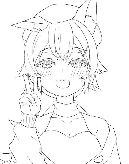 時間あったら塗りたいね #みおーん絵 