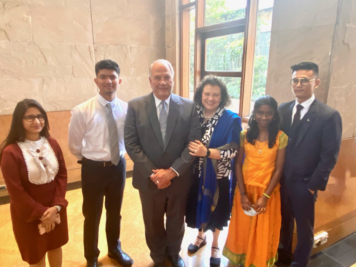 RonaldARasband's tweet photo. I was pleased to recently arrive in India to visit with Church members and missionaries. I invited the members in India to focus on building multi-generational families who support one another in following Jesus Christ. I love our good members in this remarkable country. https://t.co/pbrfjUaC7y