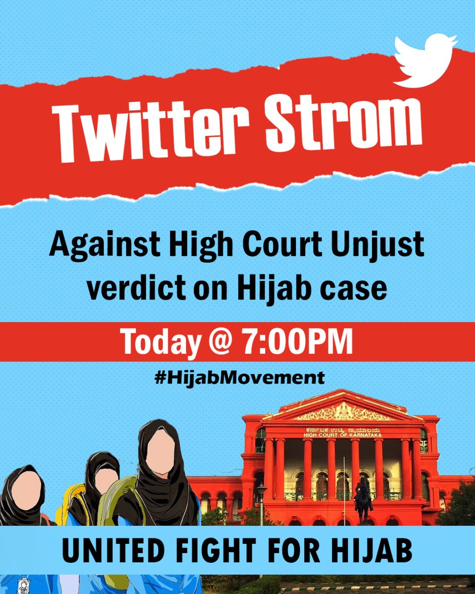 Hafeez69370642's tweet photo. An attempt of asserting muslim women is not easy!
We will raise we will fight

#HijabMovement 
#KarnatakaBandh https://t.co/Xi0bWuyi5j