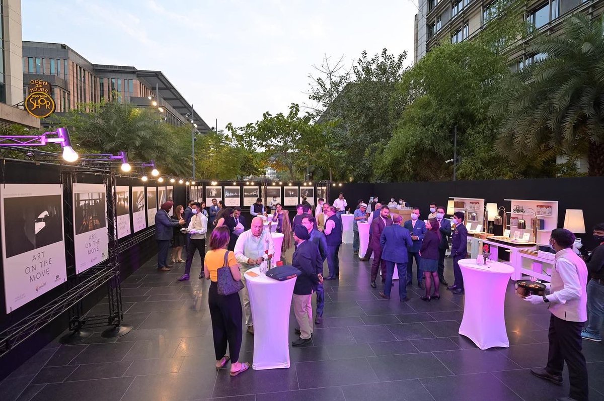 HelmExp's tweet photo. Privileged to have put together a special evening for GMR Aerocity announcing their key marketing initiatives.

The highlight being the launch of the "Aerocity Live" magazine in collaboration with Business World. https://t.co/5BK6VWH0Ut