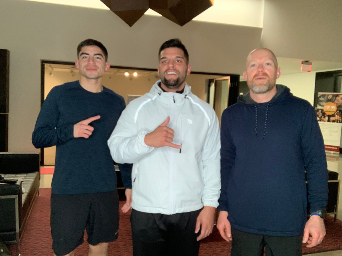 HastingsCollege's tweet photo. Help grow the Mikaelah Daneen Molifuah Memorial Scholarship as physical education instructor Casey Molifua, assistant art professor Dr. Brian Corr and MAT student Francisco Arevalo are completing a marathon by running 1.1 miles every hour! Donate here: https://t.co/JOaTrgQGaj https://t.co/S0vkB5bK0Q