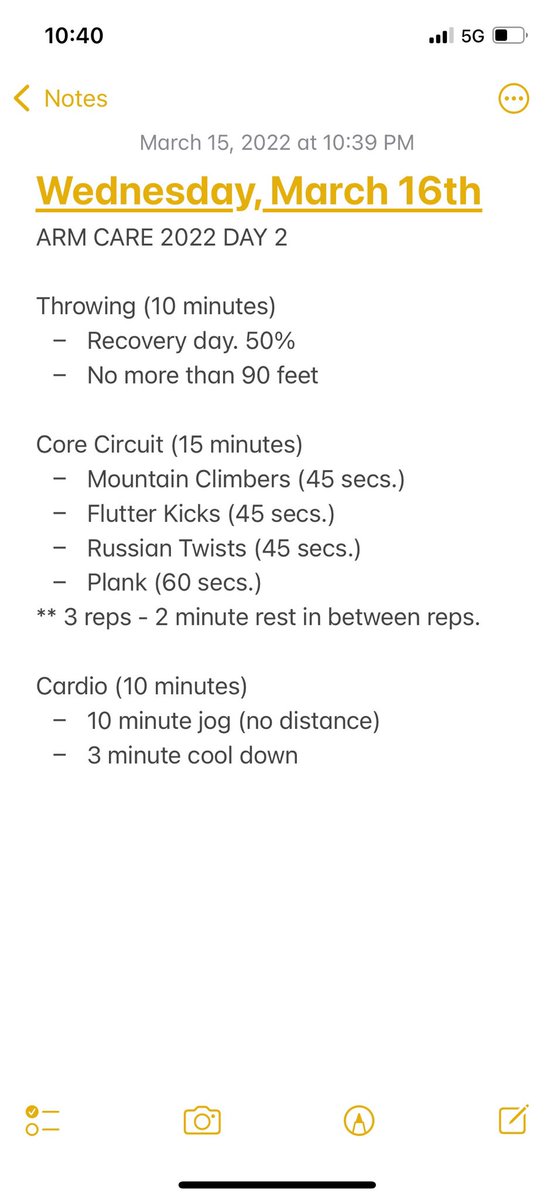 ElkRiverBasebal's tweet photo. Day 3 plan for Arm Care. Keep up the great work, fellas!
#Ready2Compete βΎοΈπͺπ» https://t.co/xTjVGezkYz