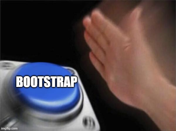 SheridanIMM's tweet photo. A fun fact in #IMMSheridan #IMM2022: most of us chose Bootstrap as our first CSS framework. #CSSframework #Bootstrap 
- RT/YC/YH https://t.co/H4ao6lcUMb