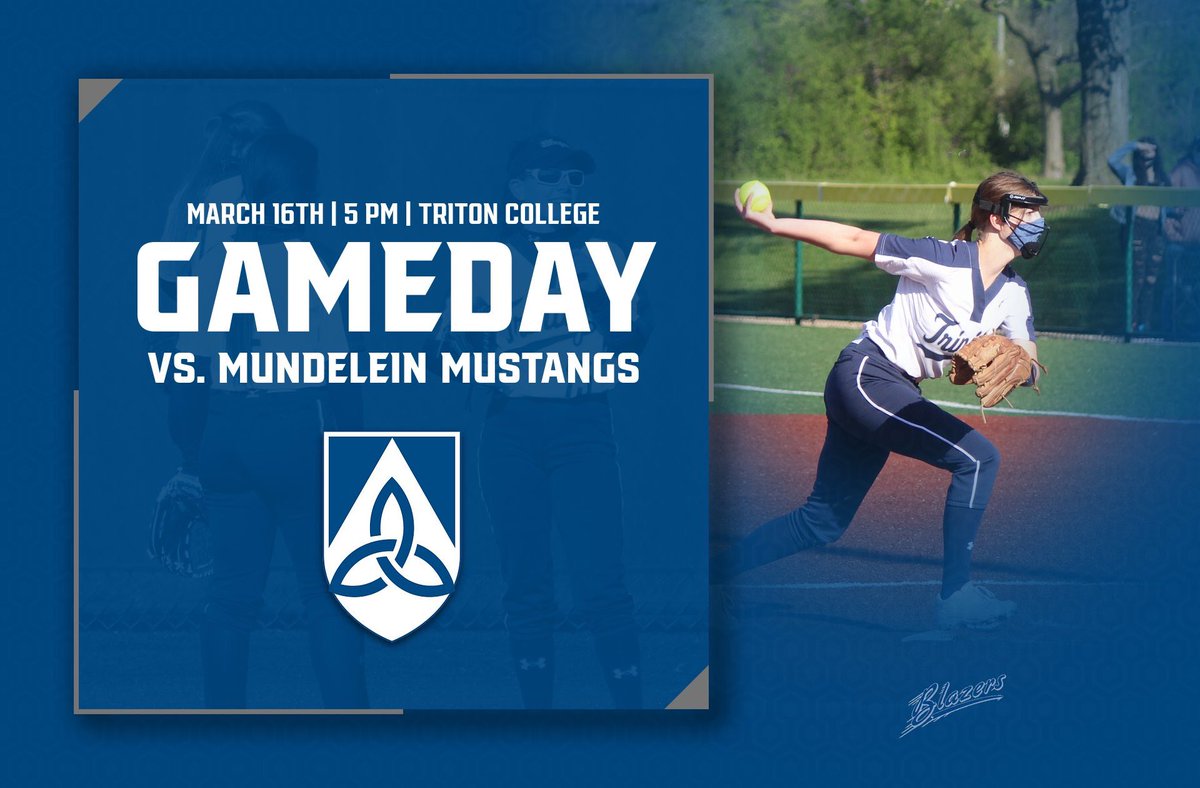 Blazerssports's tweet photo. It’s final here! The day we’ve all been waiting for…OPENING DAY for @TrinityBlazerSB! 5pm at Triton College #BeABlazer #BeAwesome https://t.co/MtJrjqwUjy
