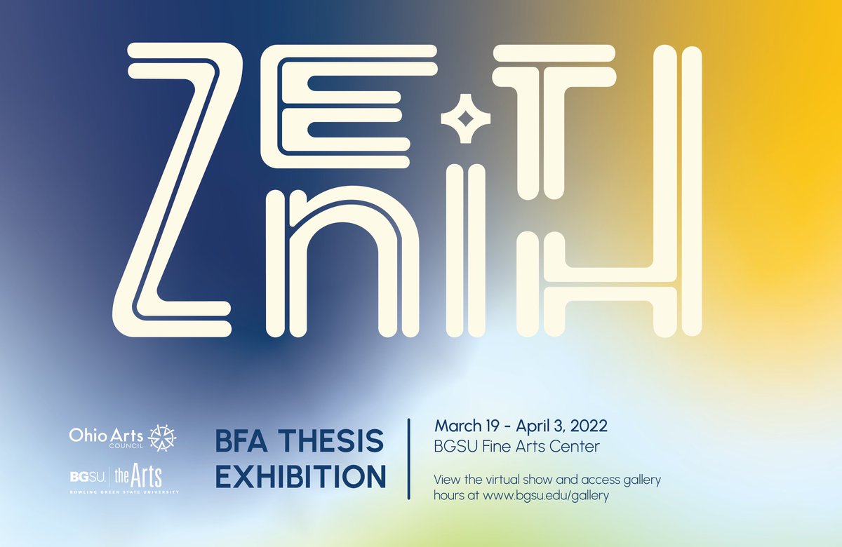 BGSUSchoolofArt's tweet photo. Don’t miss the opening of the this year’s BFA Thesis Exhibition! This Saturday March 19th at 5:30pm, awards start at 6pm. For gallery hours and more info visit https://t.co/n5mSSmEa5n https://t.co/uTzz3nLEk9