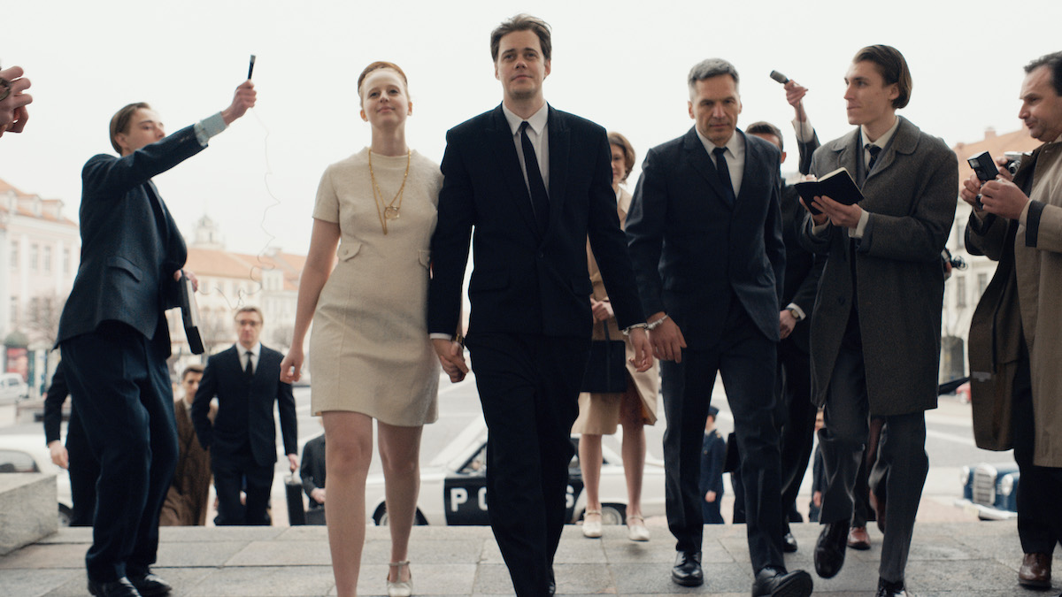 Bill Skarsgård stars in Clark, a new series directed by Jonas Åkerlund about Clark Olofsson — the notorious Swedish bank robber whose actions inspired the expression “Stockholm Syndrome." Premieres May 5