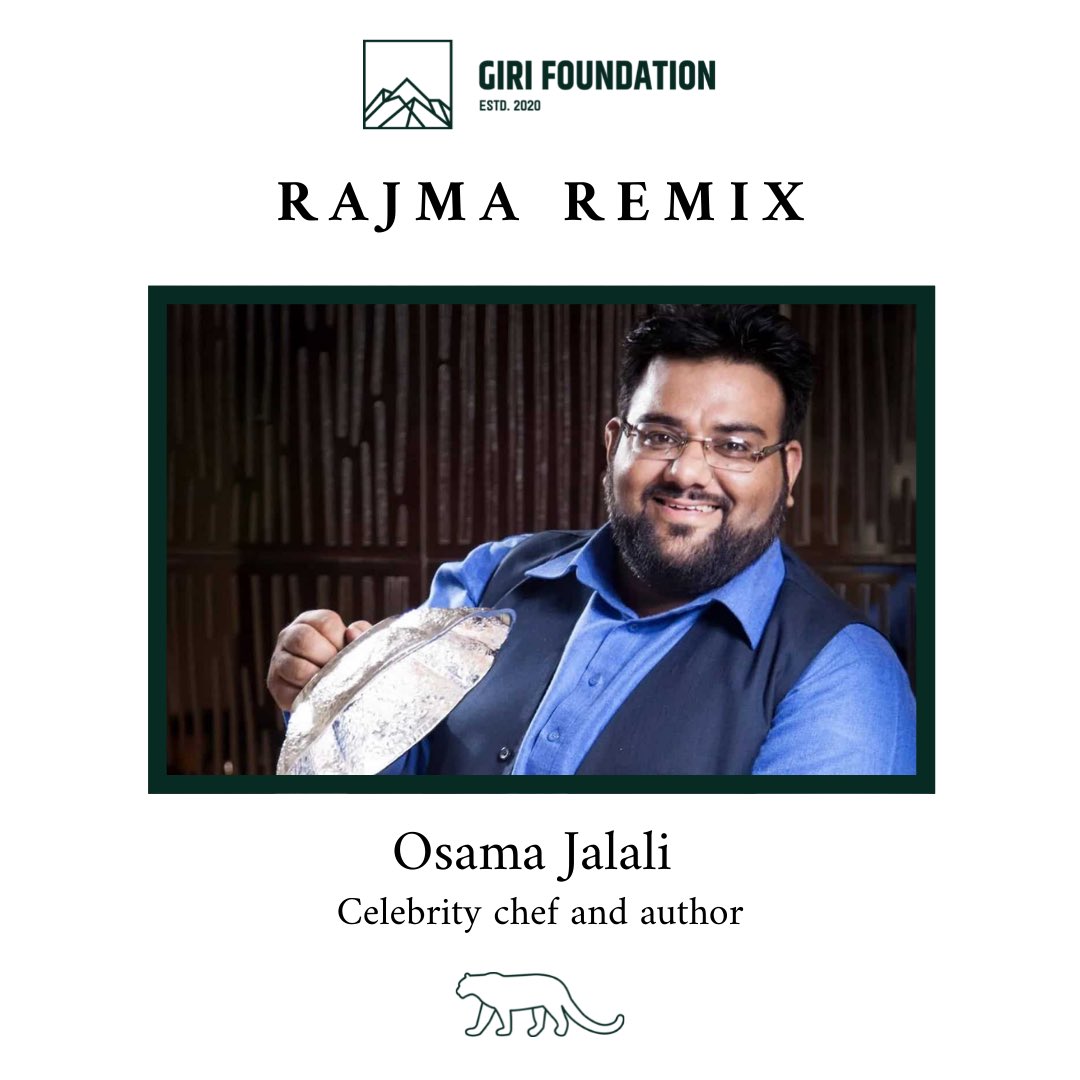 FoundationGiri's tweet photo. Giri foundation welcomes on board Osama Jalali who is a seasoned food writer, Historian, restaurateur, Festival curator and a passionate Masterchef to give a master class on Rajma, as cultivated by our women in  Kinnaur.
watch this space for more https://t.co/HPpLkwZWaG