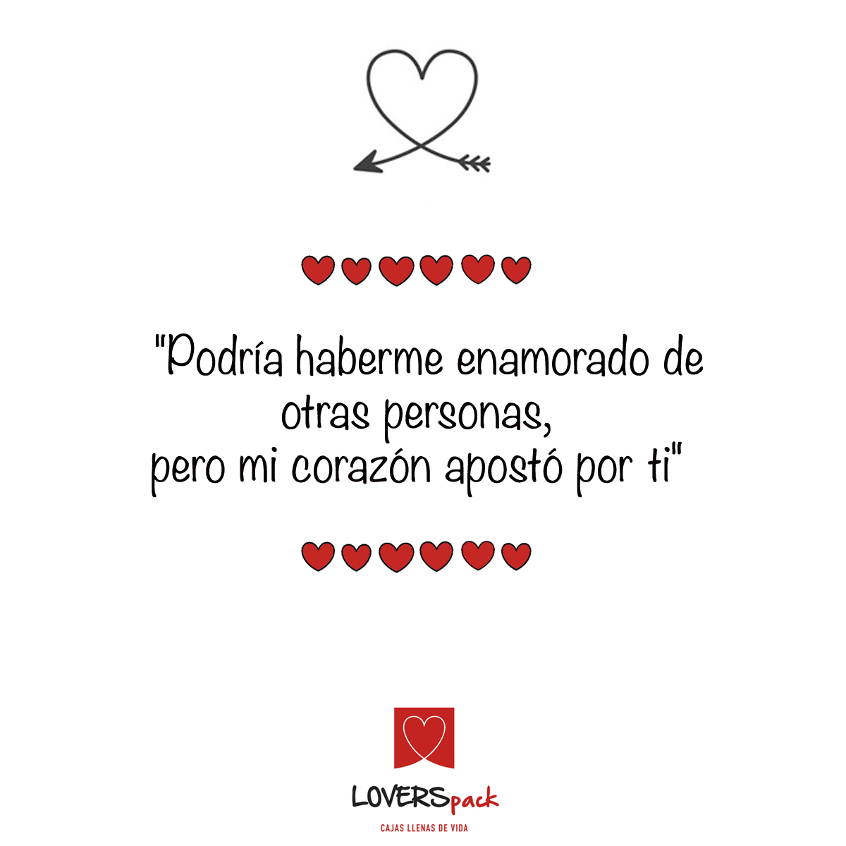 Lovers_pack's tweet photo. Podría haberme enamorado de otras personas, pero mi corazón apostó por ti 
#fraseromantica para dedicar a tu pareja
https://t.co/685l4bGDD1 encontrarás todo lo necesario para #sorprenderatupareja con #productosrománticos, #sensuales, recetas, playlist música y más. 
#sexshop https://t.co/8k88SuthPR