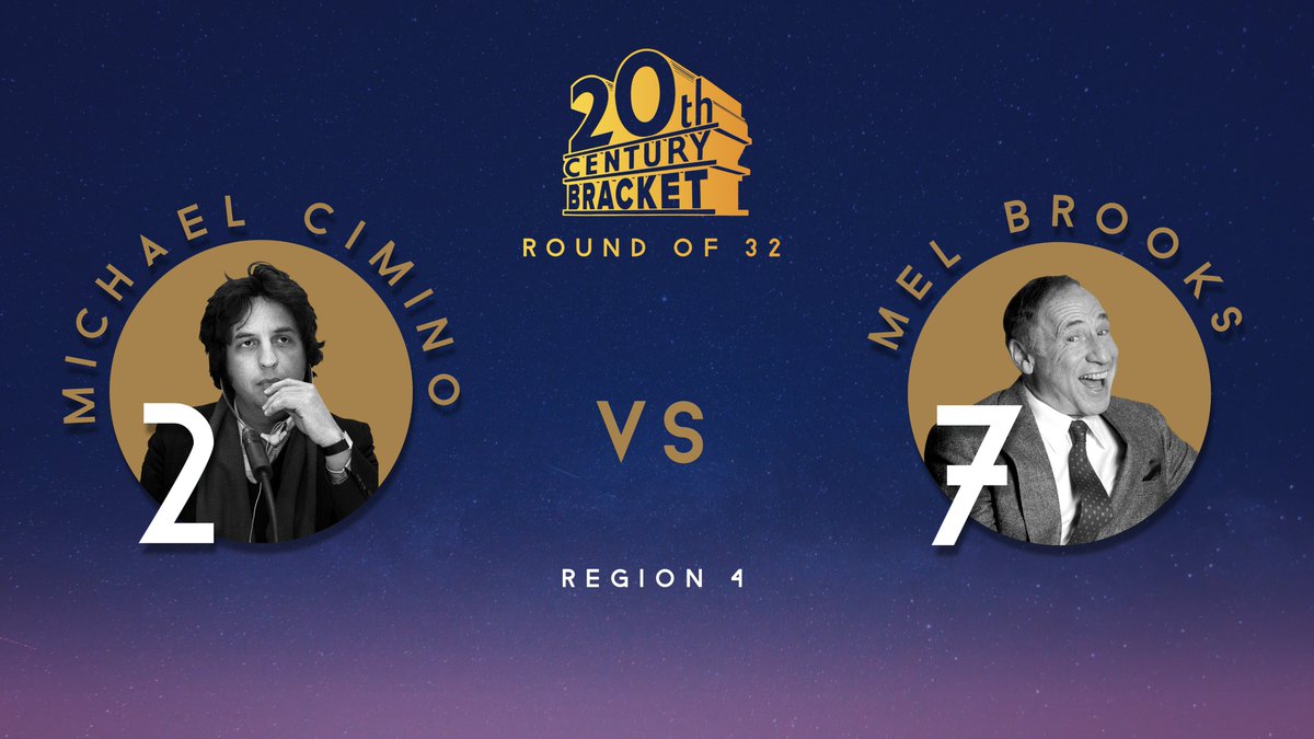 blankcheckpod's tweet photo. It's the matchup you've all been waiting for:

The director whose HEAVEN'S GATE practically destroyed New Hollywood vs the director whose actors nearly destroyed their pants with bean farts...

It's Michael Cimino (2) vs Mel Brooks (7)

Vote here: https://t.co/pM9Zy0D0OD https://t.co/LoP2X6faoS