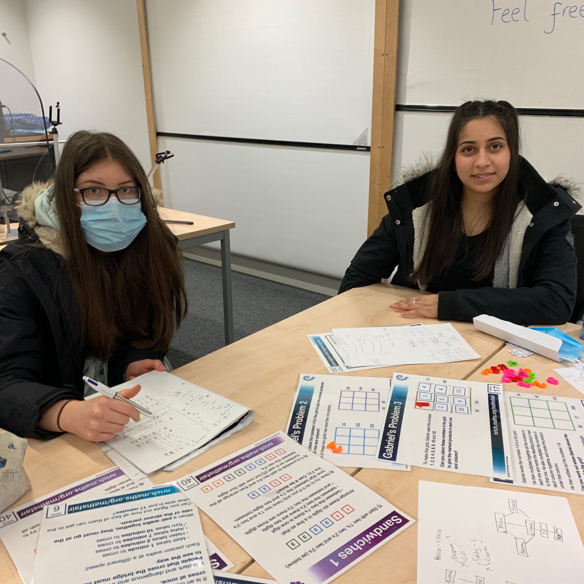 QueensSch_Maths's tweet image. Problem solving 💥 - Maths conference for girls 
#girlpower #mathsolvers #problemsolving 
@QueensSch