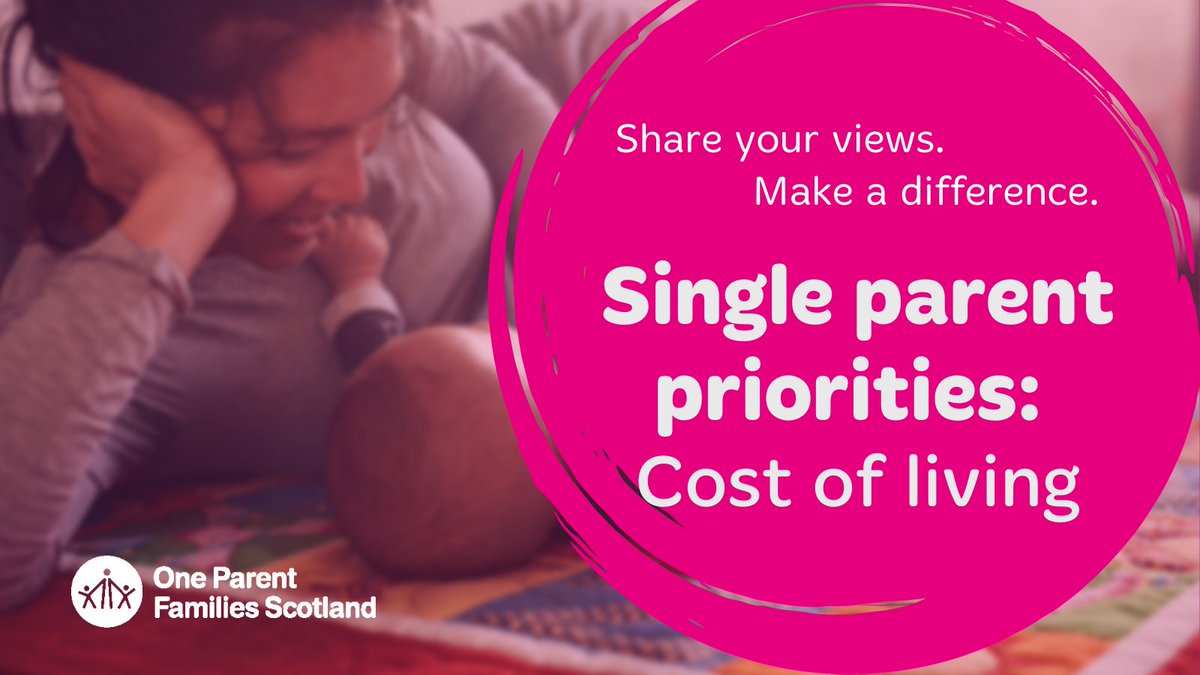 OPFS's tweet photo. 💷 With energy and food prices increasing, there's lots of talk about the 'cost of living' rising.

👩‍👦 We want to hear from single parents about how this is impacting on you and your family - and how YOU think it can be resolved. 

➡️ Take the survey: https://t.co/iv4OaRLmrc" https://t.co/nAkDItVqii