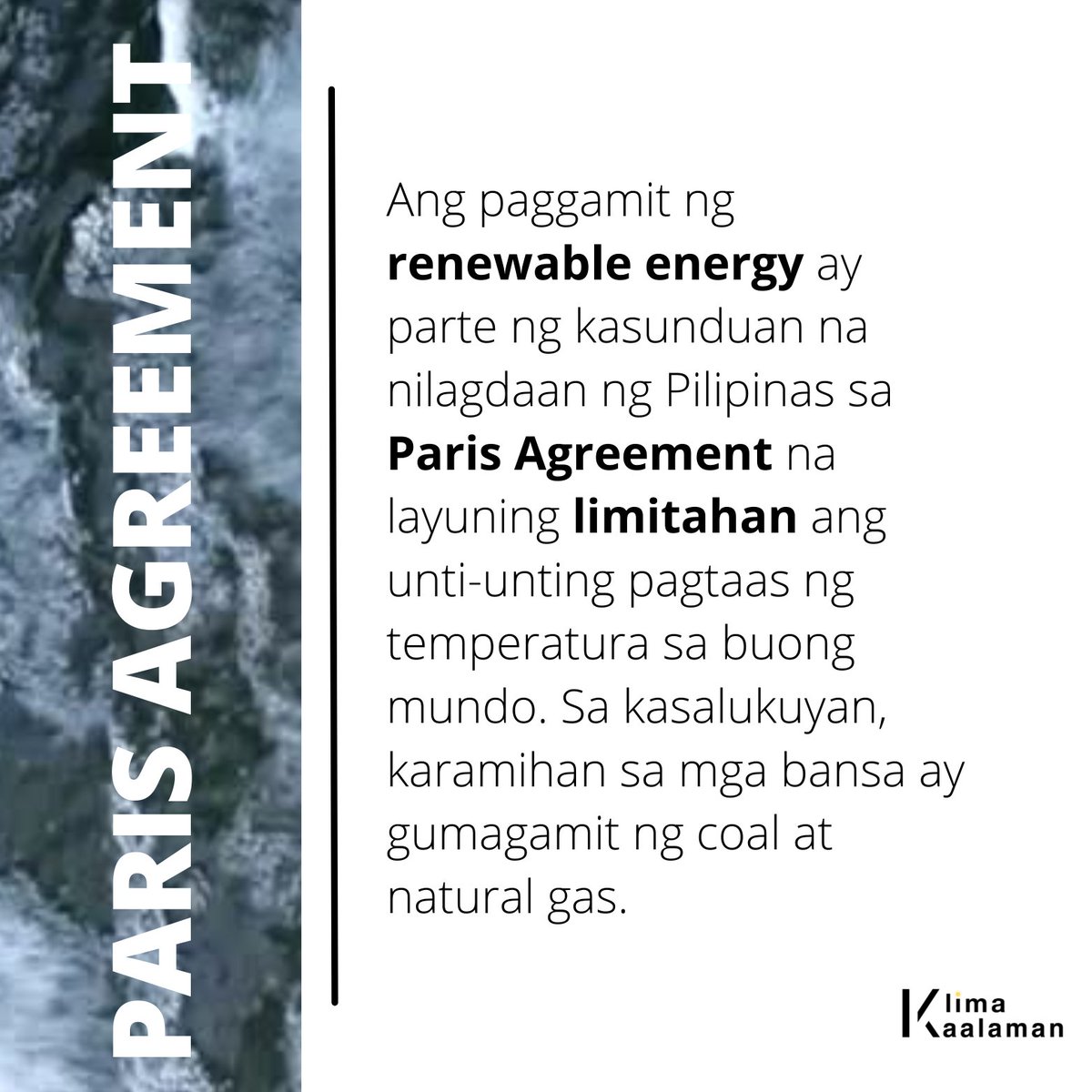 GreenJuris's tweet photo. Alamin kung ano ang Renewable Energy at ang mga iba’t ibang uri ng Renewable Energy na pwedeng gamitin dito sa Pilipinas:
#climatestrike
#climatechangeph https://t.co/DnYCPhEjaO