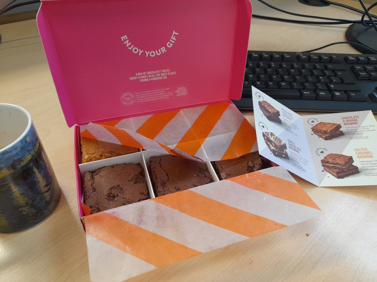 Thank you <a href="/HertsLawClinic/">Hertfordshire Law Clinic</a> for the brownies! Such a treat especially on this rainy afternoon.