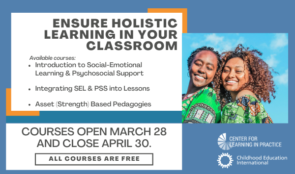 3 FREE courses are now open through our Quality Holistic Learning Project.

These courses are designed BY teachers FOR teachers working w/ refugee, displaced, migrant, and vulnerable learners.

Learn more and enroll! bit.ly/qhl_courses

#RefugeeEducation #HolisticLearning