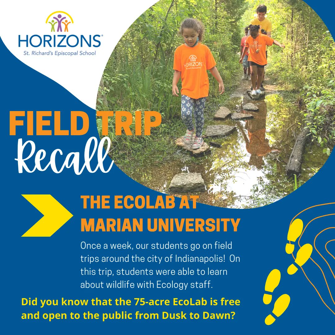 HorizonsSRES's tweet photo. With so many exciting parts of our program, we're taking a closer look at one of our field trips at Marian University's Nina Mason Pulliam Eco Lab. Students were able to explore the nature preserve and learn more about native plants and wildlife! https://t.co/sBoqw8HaG4