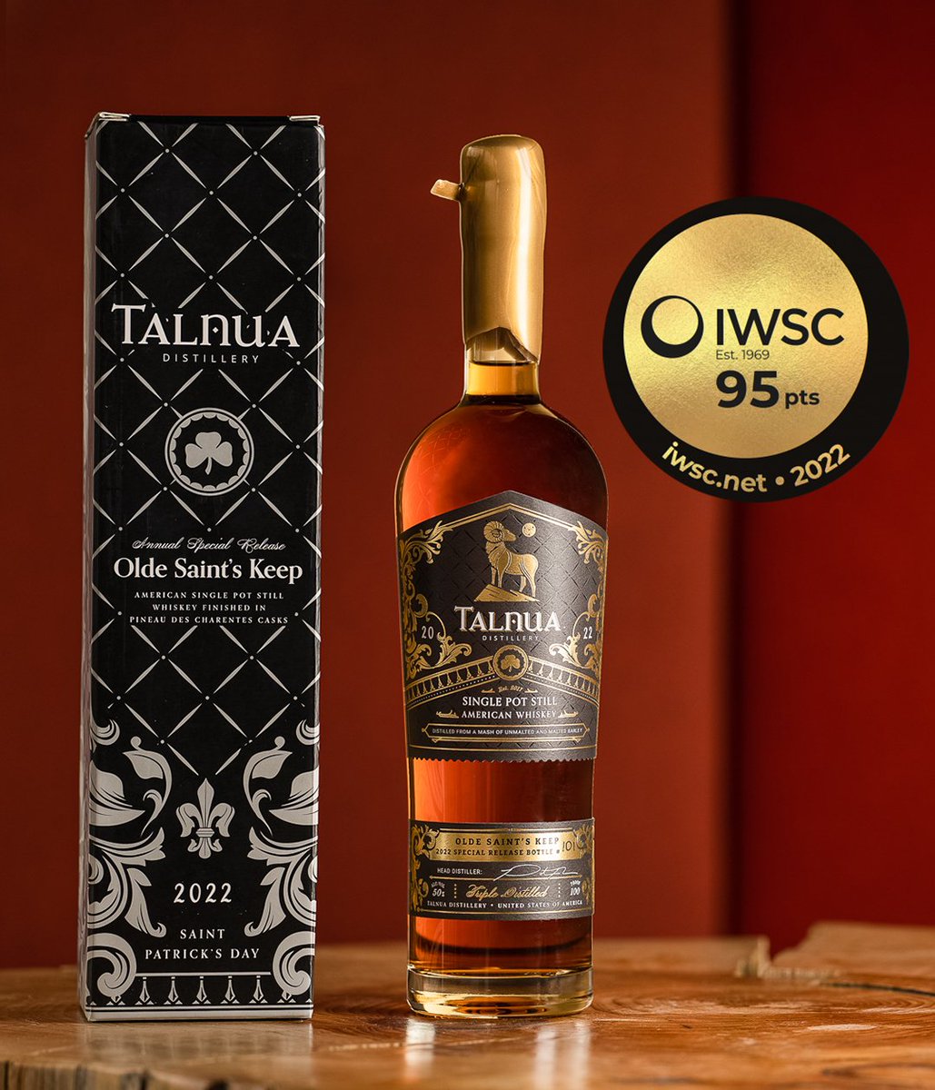 We are ecstatic to have received word that this year's expression of Olde Saint's Keep whiskey earned Gold at the International Wine and Spirits Competition. 

We are honored and can't wait to share it with everyone this weekend at our St Patrick's Day event! #iwsc #whiskey