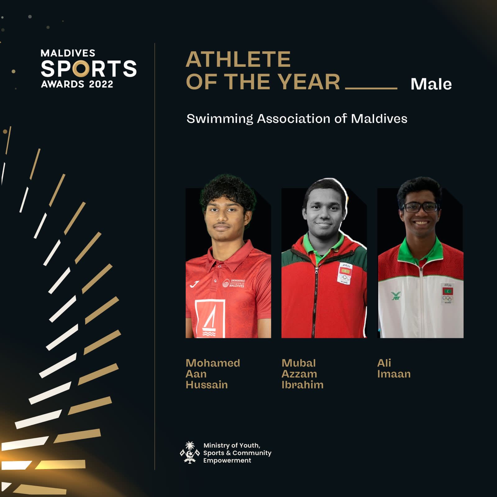 Maldives Sports Awards 2022 on Twitter "Athlete of the Year Swimming MDVswim Nominations are…