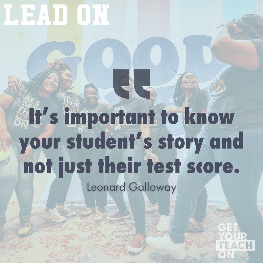 GYTOLeadOn's tweet photo. We couldn't agree more with @LCGEdu 

How are YOU making sure you're learning the stories of your students?

#LeadOn #GetYourTeachOn https://t.co/iho7v4CORo