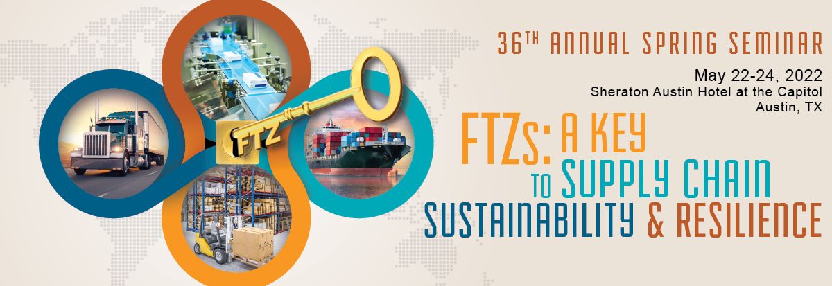 NAFTZ's tweet photo. In the evolving world of trade, it is more important than ever to stay on top of the latest developments in the FTZ Community. Attend innovative sessions highlighting CBP, FTA/Drawback, E-Commerce, and more at #NAFTZ 2022 Spring Seminar.
https://t.co/Ed6LVsiKGC https://t.co/I82Aeg4JzN