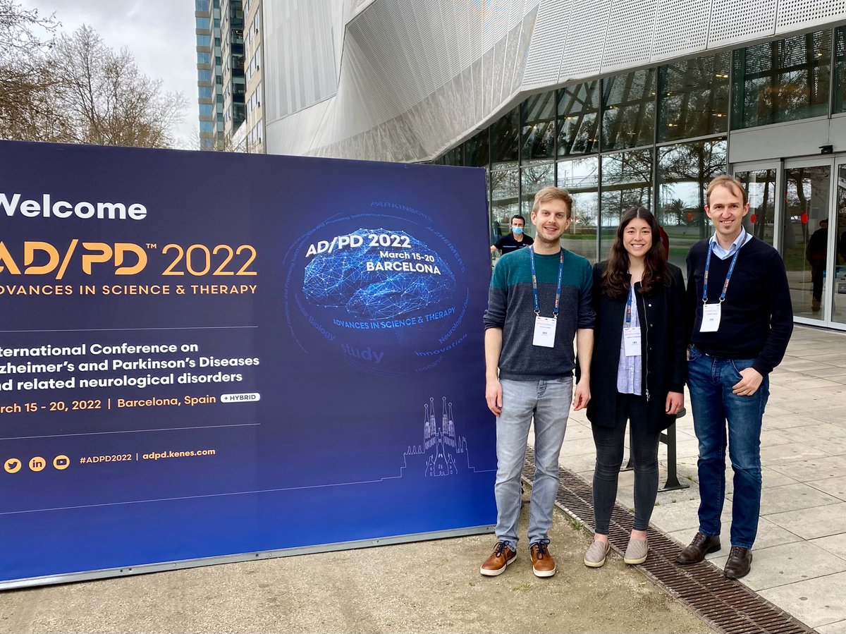 PaquetLab's tweet photo. We are excited to be at #ADPD2022 in #Barcelona to present our work on #iPSC models of #neurodegeneration. Please see @AngelikaDannert at poster 267, @JulienKlimmt at poster 84, @soph_robinson1 at poster 393, or my talk on Thu 10.25am Room 113! @adpdnet @Haass_Lab https://t.co/0FlT3D7Xtt