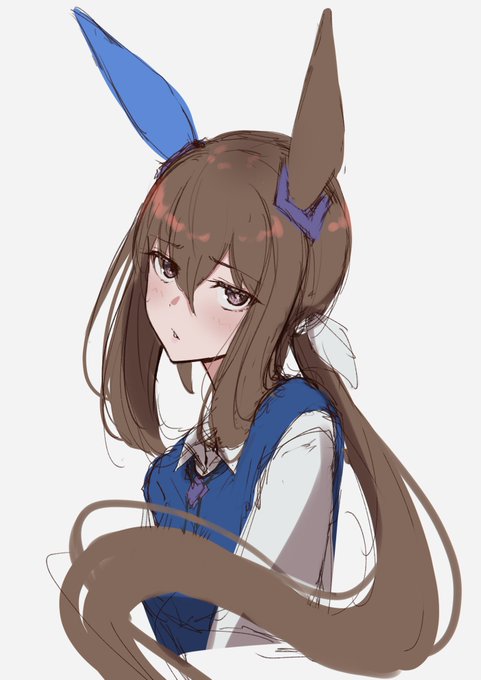 アヤベさん落書き!
#ウマ娘 