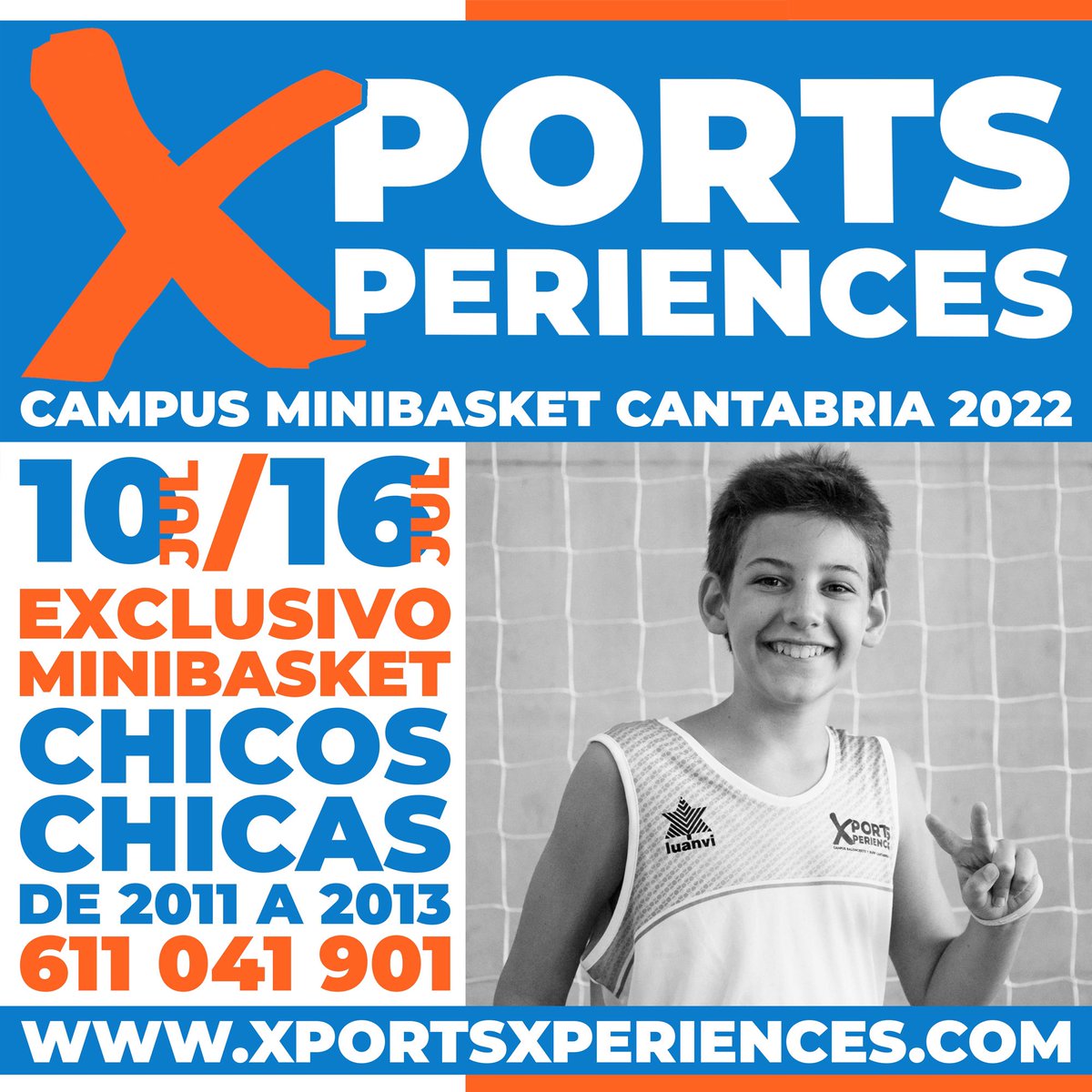 XportsXp's tweet photo. Campus Minibasket Cantabria 🏀.
.
El primer #campus de #baloncesto EXCLUSIVO para chicos y chicas de categoría #MINIBASKET 🔛.
.
Más información: https://t.co/CHDTujiFdh 🖥.
.
#minibasket #minibasketball #campusbaloncesto #campamento #verano #cantabria @menubapp @fcantabra https://t.co/DPGjMM2LjE