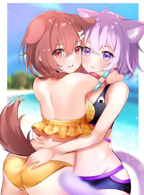 #できたてころね
#絵かゆ
水着先取り✨✨ 