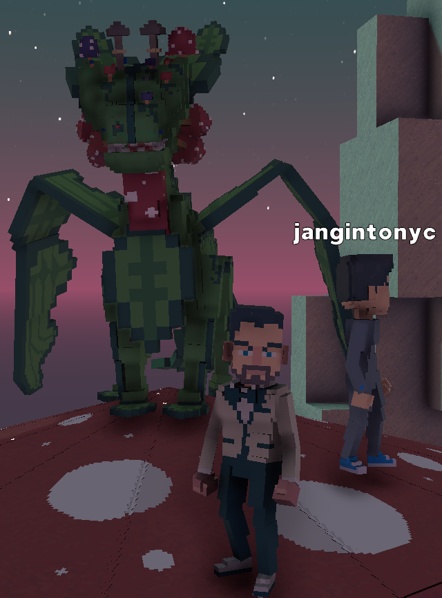 CourtneAdams's tweet photo. @TheSandboxGame I just participated in the daily #SandboxAlphaS2Contest for a chance to earn up to 1,000 $SAND! Starting March 15 - Selfie with the mushroom dragon. Check out my screenshot below! 👇 #SandboxAlphaS2 https://t.co/78susPPkr1