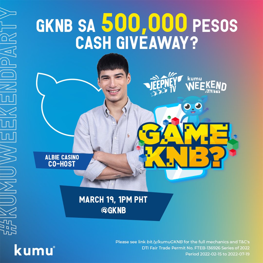kumuPH's tweet image. And yeees more more projects for ShaiBie (individual man or shows together). Game Ka Na Ba March 19, 1PM with Kuya @robertmarion and Kuya mo @abcasino09! Kitakitz!

app.kumu.ph/quizmoko