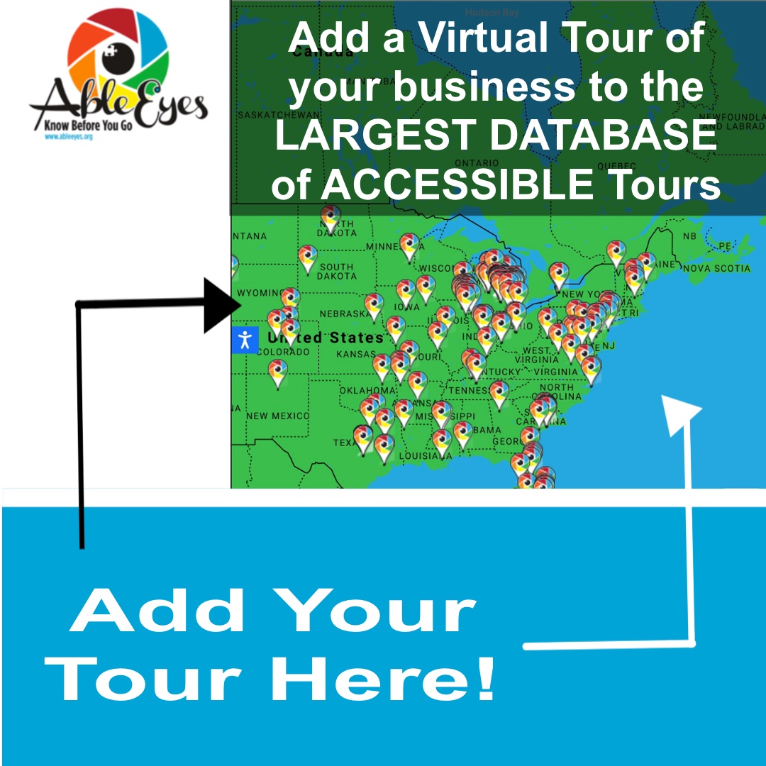 GoAbleVu's tweet photo. Looking to add a tour of your business or subscribe? Learn more here: https://t.co/phL9kpRDWL  #AbleEyesAccessible #AbleEyes #Accessibility #AccessibilityForAll #KnowBeforeYouGo #VirtualTours #VirtualToursHelpAll #Autism #AutismAwareness #Anxiety #AnxietyAwareness #Disability https://t.co/KfN9YnYNu3