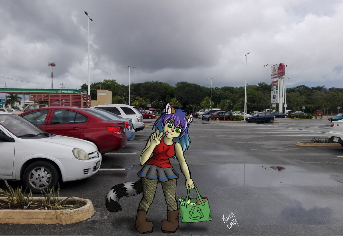LilyHeBuns's tweet photo. Holiii, in the parking of the mall 
(. ❛ ᴗ ❛.) #furry #furryart #furryfandom #art #digitalart #artedigital #SIGUEME https://t.co/juv9mLzK8m