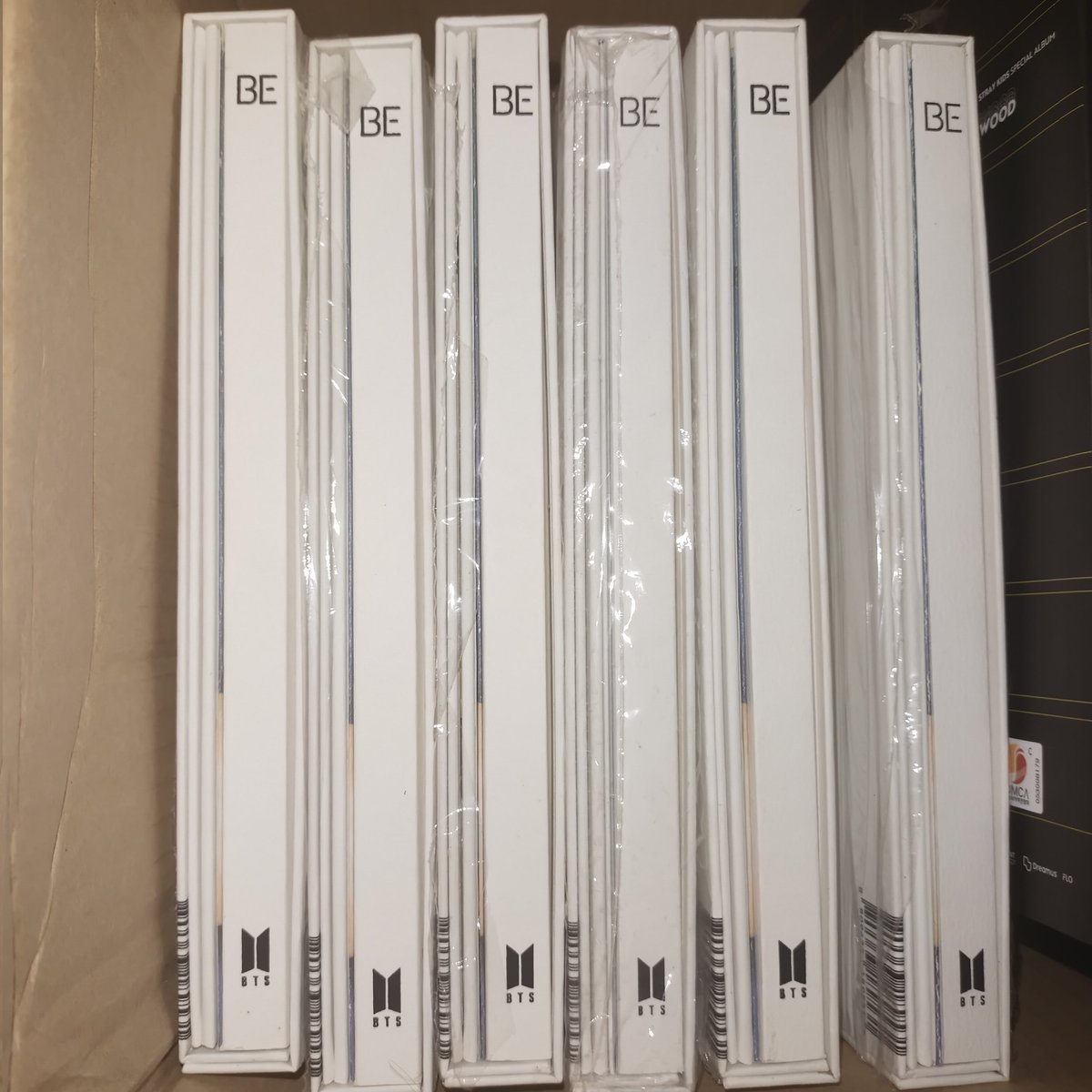 PsycheKpop's tweet photo. BTS BE ESSENTIAL ALBUMS

ON HAND
📅dop - 7 days after placing order
💵250 each
✔️shopee check out
🎁 complete inclu except random photocard 

Reply "mine + version" https://t.co/x0OPZAtl6l