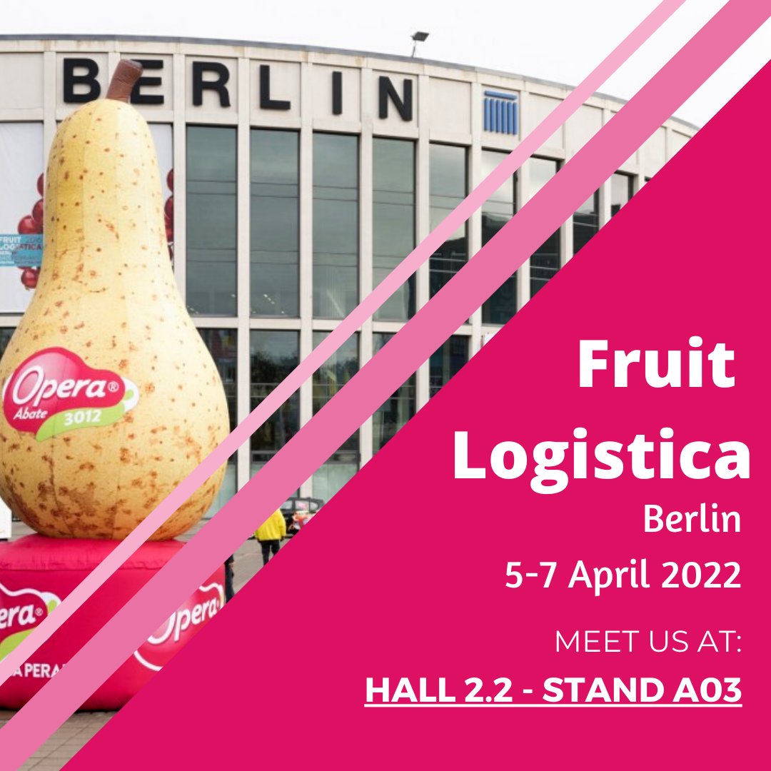 Fruitmodena's tweet photo. Come and meet us @Fruit_Logistica!🤝
FMG team and Opera La Pera Consortium, the Big Italian fruit grower's organization exclusively focused on PEARS 🍐🍐🍐, will be pleased to welcome you! https://t.co/bLxy4qsIPN