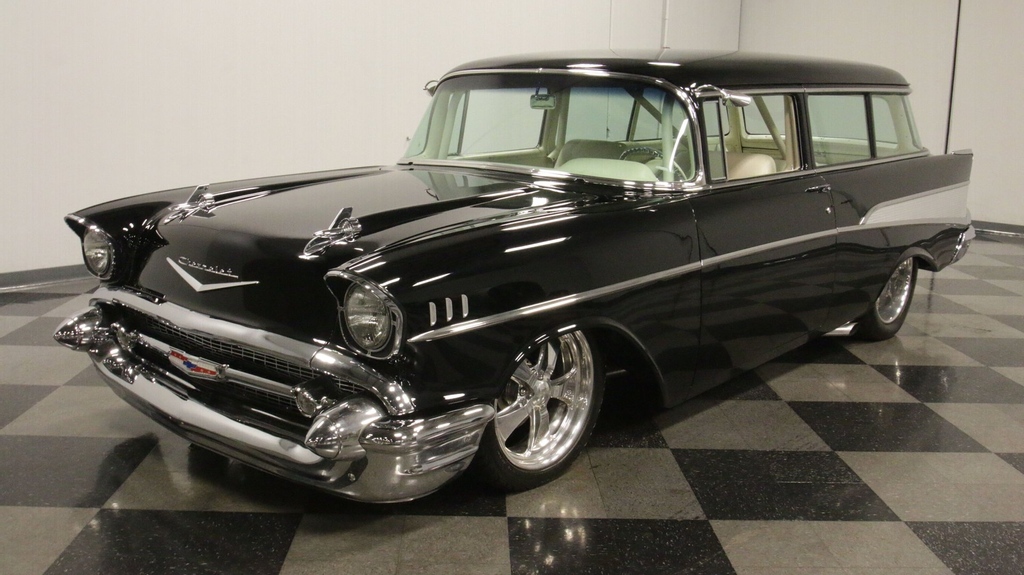 streetsidecars's tweet photo. This 1957 #Chevrolet 210 Pro Street #Wagon features a 548 cubic inch V8 paired with a TH400 automatic transmission

Link: https://t.co/Lqpm6Tf3pM

#musclecar #hotrod #classiccar #collectorcar #vintagecar #carporn #classicchevrolet #chevrolet210 #chevy210 #trifive #trifivechevy https://t.co/p34P6ZRrOe