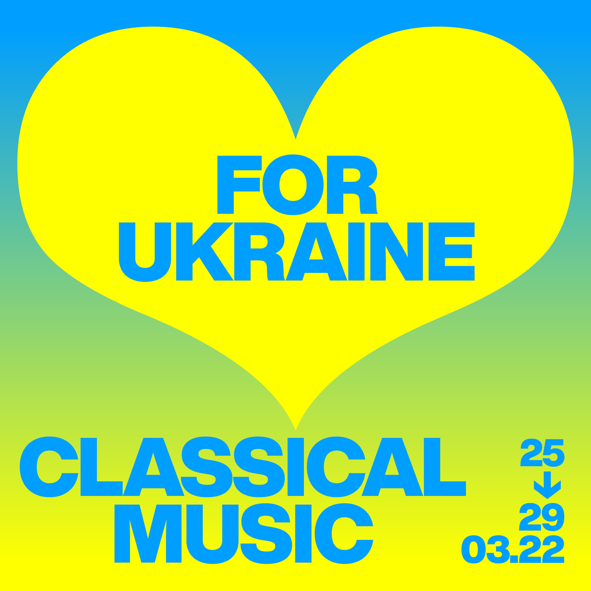 Par solidarité avec le peuple ukrainien et parce que la musique classique relie et réconforte, #Flagey et six acteurs culturels belges s’associent pour organiser ‘Classical Music for Ukraine’, une série de concerts au profit de #ukraine1212: bit.ly/fr-ClassicalMu…