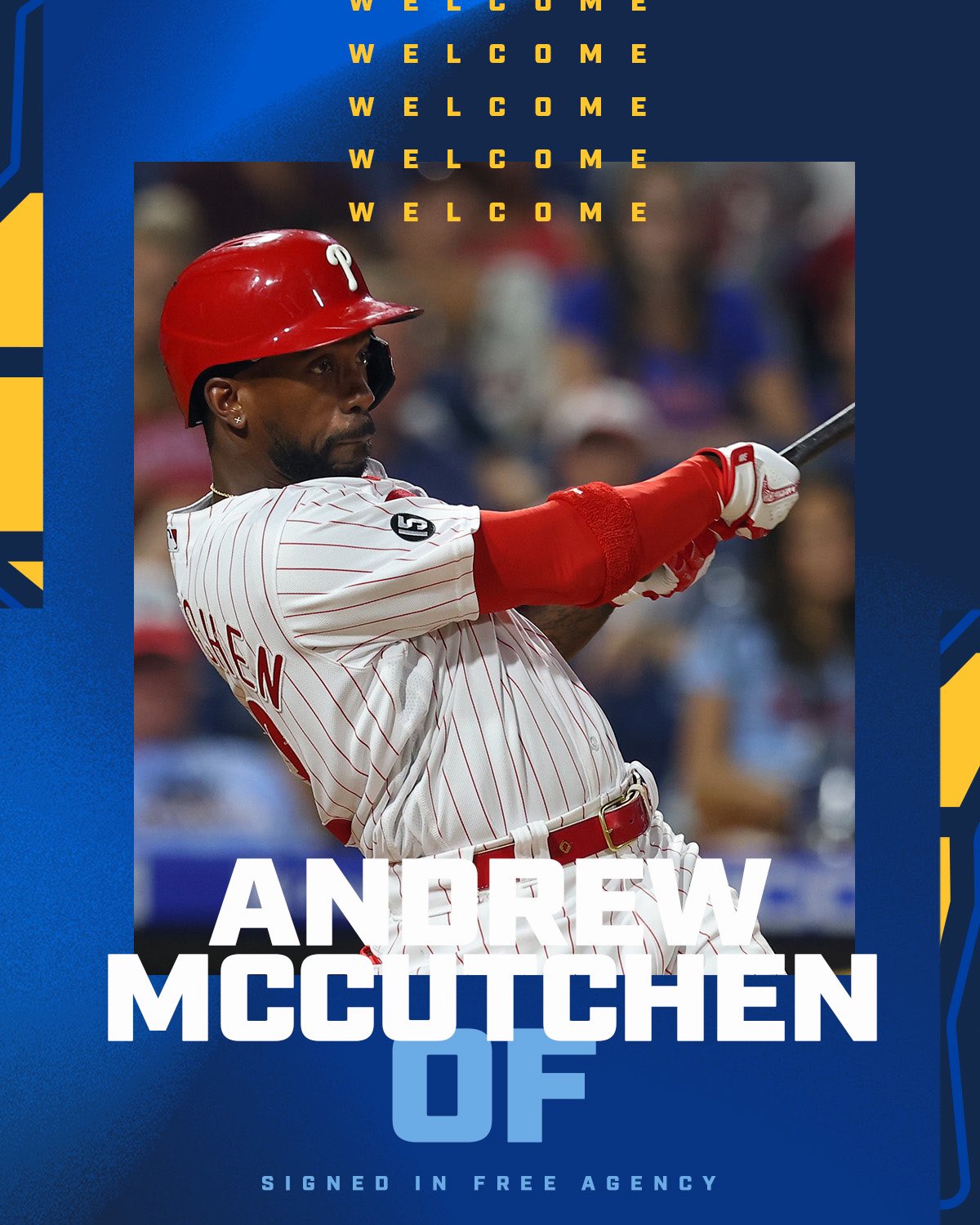 Milwaukee Brewers on X: OF Andrew McCutchen has officially been