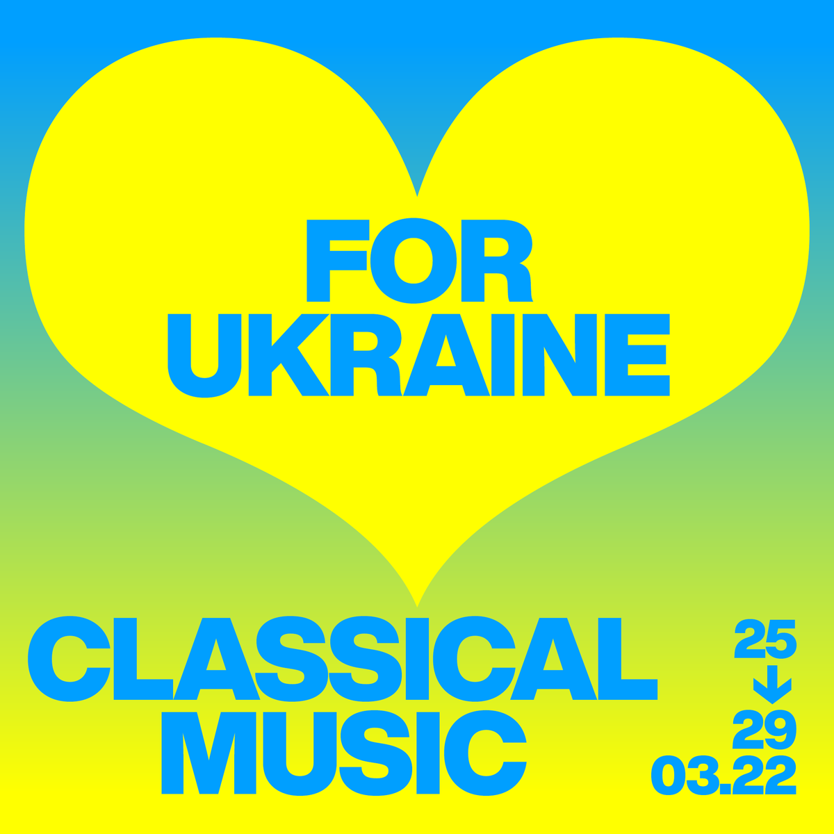 Uit solidariteit met de Oekraïense bevolking en omdat klassieke muziek verbindt en troost, zetten #Flagey en zes belgische culturele actoren samen hun schouders onder ‘Classical Music for Ukraine’, een grootschalige benefiet ten voordele van #Oekraïne1212 bit.ly/nl-ClassicalMu…