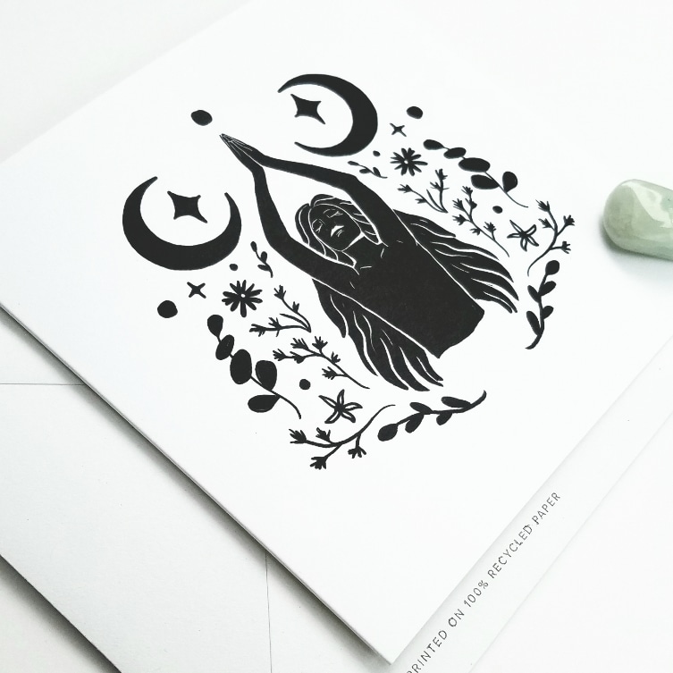 Love this beautiful image of hope designed by <a href="/becca_reitz/">becca reitz</a> 

Nature's Meditation is just one of the designs available on a custom made blank folded card. They pair beautifully with the delicate illustrations Becca created on all our products.

Available on our website!