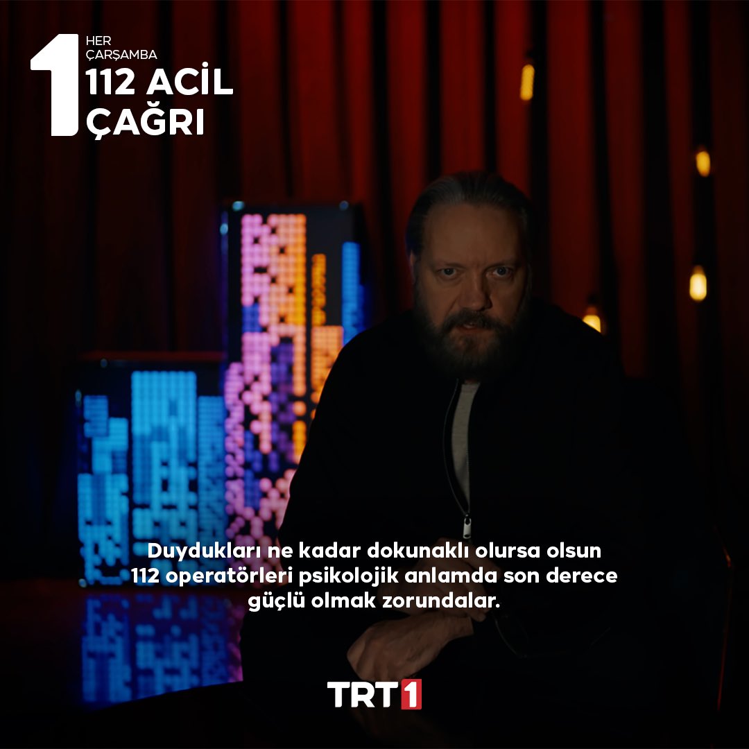 Operatörler, duydukları karşısında psikolojik olarak güçlü olmak zorundalar!

#112AcilÇağrı yeni bölümüyle bu akşam 23.50’de <a href="/trt1/">TRT 1</a>’de.🚨