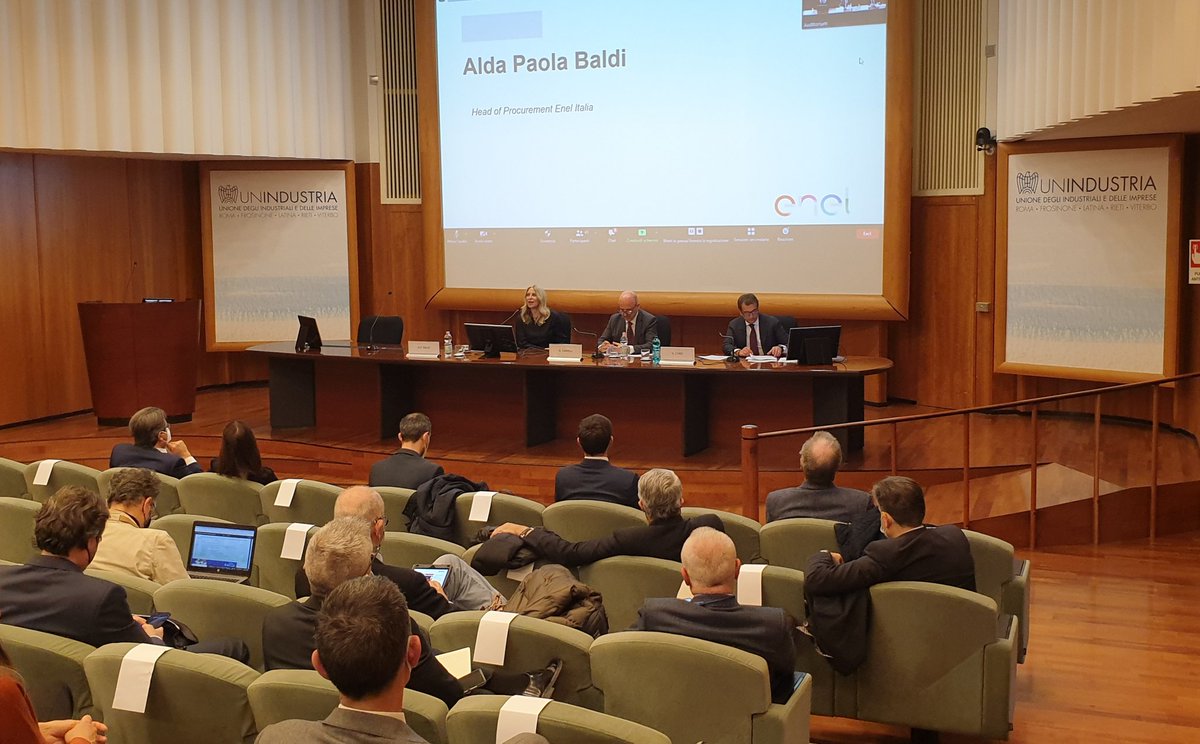 Oggi in Unindustria insieme a <a href="/EnelGroupIT/">Enel Group</a> diamo il via al secondo appuntamento dal ciclo #BusinessOpportunities per informare le nostre #imprese sul #procurement delle grandi #aziende