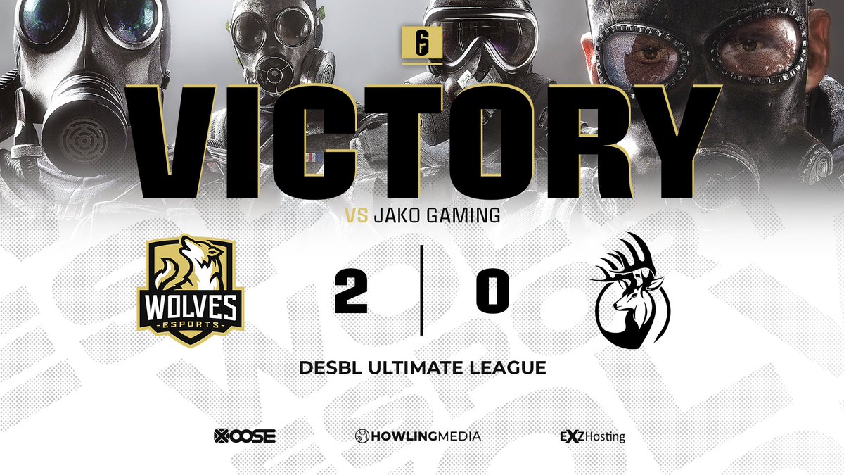 wolves_esports's tweet photo. Map 2 of the @DeSBLR6 match against "JaKo Gaming" was played yesterday and #WolvesR6 took the win, closing the game with a score of 2-0, ggwp!

#KeepHowling https://t.co/Mrg4VF2Mdf